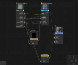 Substance material node tree